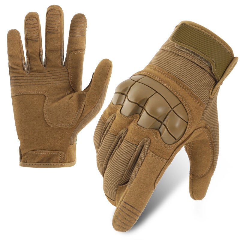 Tactical Gloves Men'S Outdoor Combat Non-Slip Protective Wear-Resistant Full-Finger Army Fan Cycling Motorcycle Gloves Fall-Resistant - Image 1