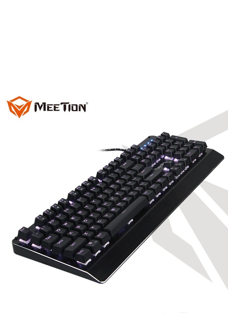 Meetion Meetion MK01 Classic original design, Full key Anti-ghosting, 12 Multimedia Shortcuts, USB braided cable, Plug & Play, System Compatible RGB Mechanical Keyboard  - Image 4