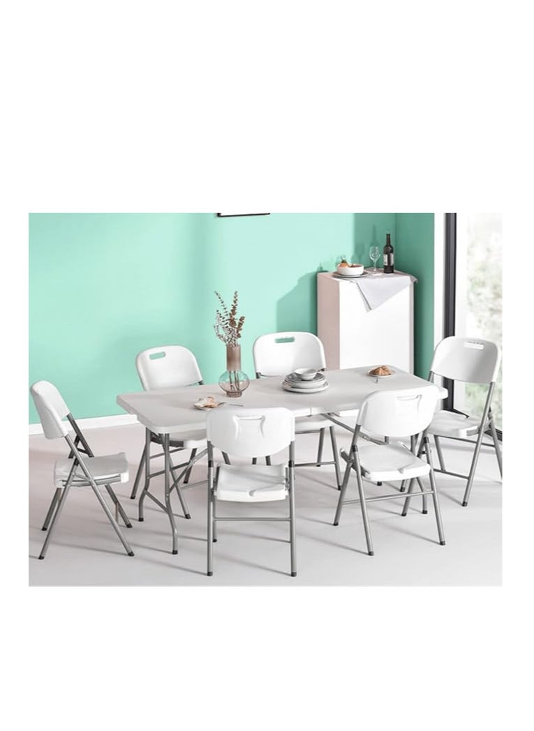 LANNY 2025 Ultra Edition Instant-Fold Banquet Table 180×78×70cm | Carbon Steel Frame Holds 200kg | Anti-Scratch Silent Feet + Nano Anti-Stain Surface  - Image 2