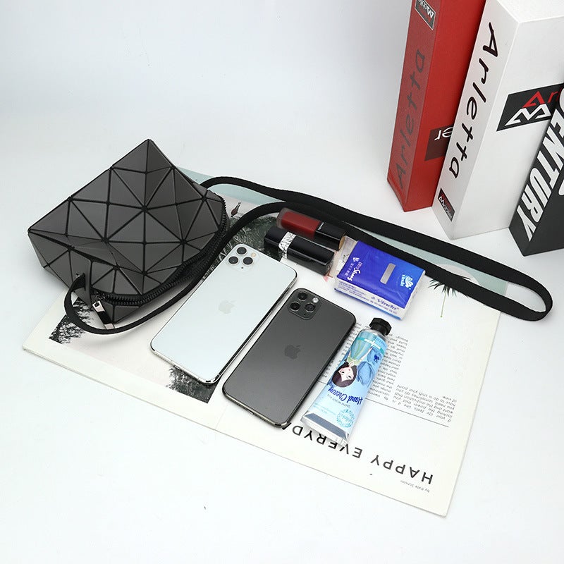 Cupid Square Box Bag Japan New Bag Women'S Geometric Diamond Bag Mini Handbag Hand-Held Crossbody Shoulder Bag - Image 4