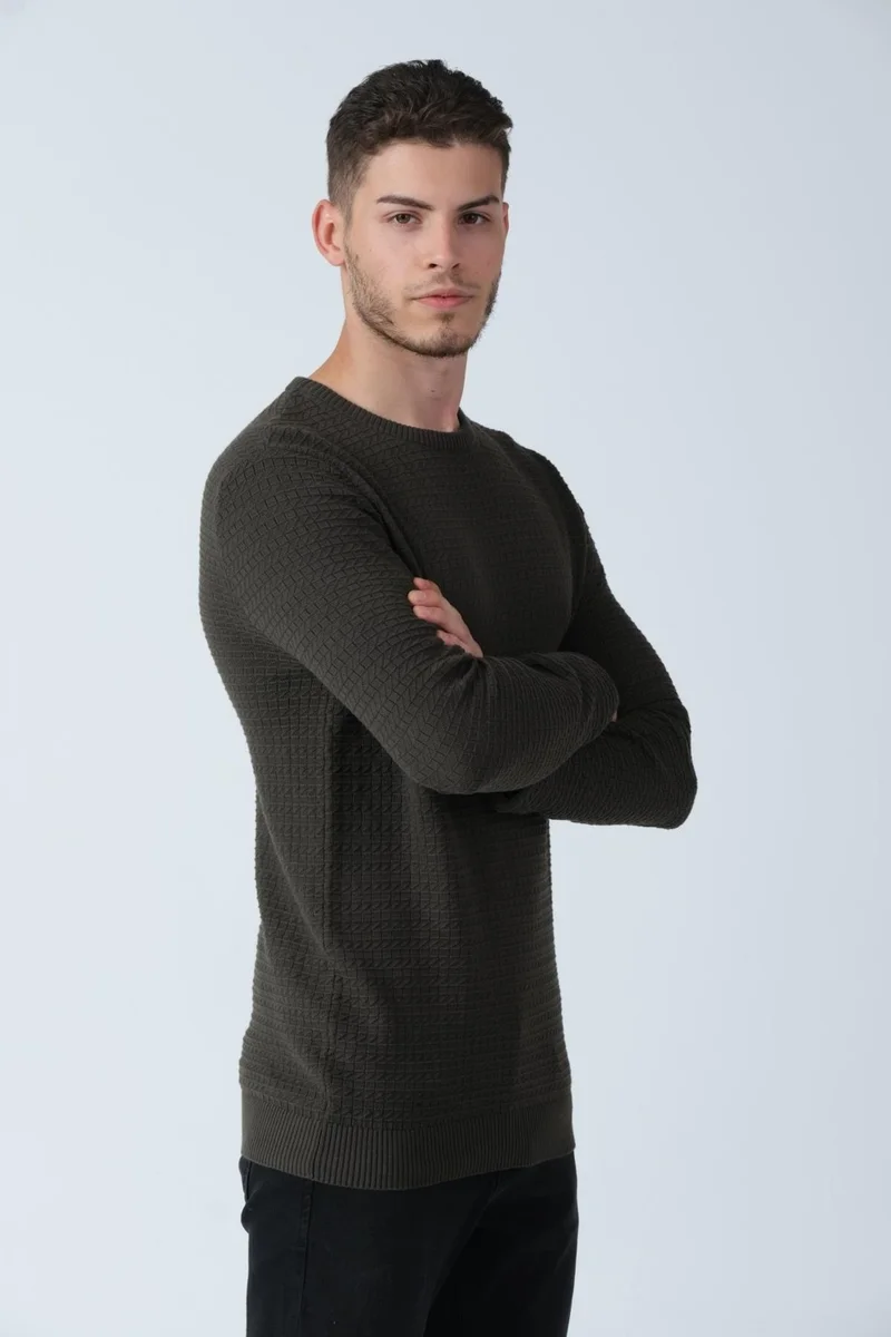 Alexander Gardi Crew Neck Jacquard Sweater (E20-512500)