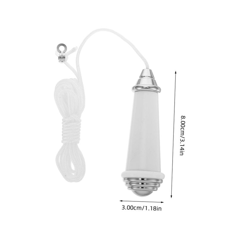White Rope Ceiling Fan Pull Chain Replacement 20pcs Decorative Pendant Easy Installation - Image 3