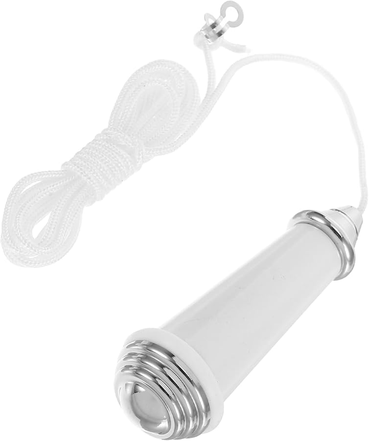 White Rope Ceiling Fan Pull Chain Replacement 20pcs Decorative Pendant Easy Installation - Image 1
