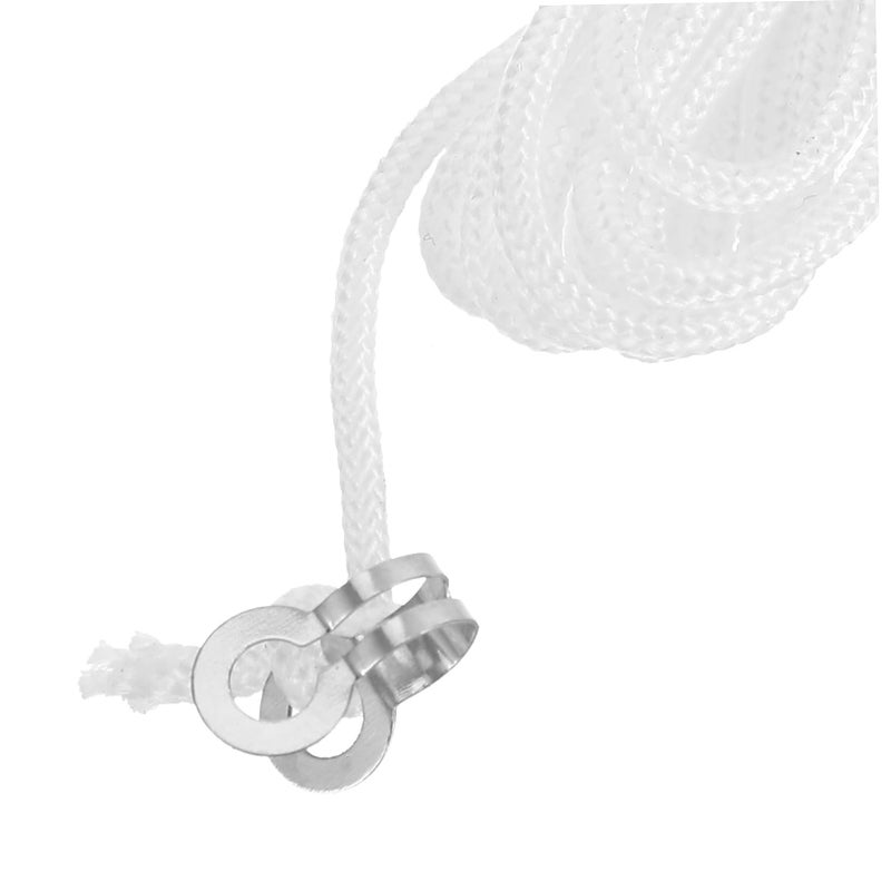 White Rope Ceiling Fan Pull Chain Replacement 20pcs Decorative Pendant Easy Installation - Image 4