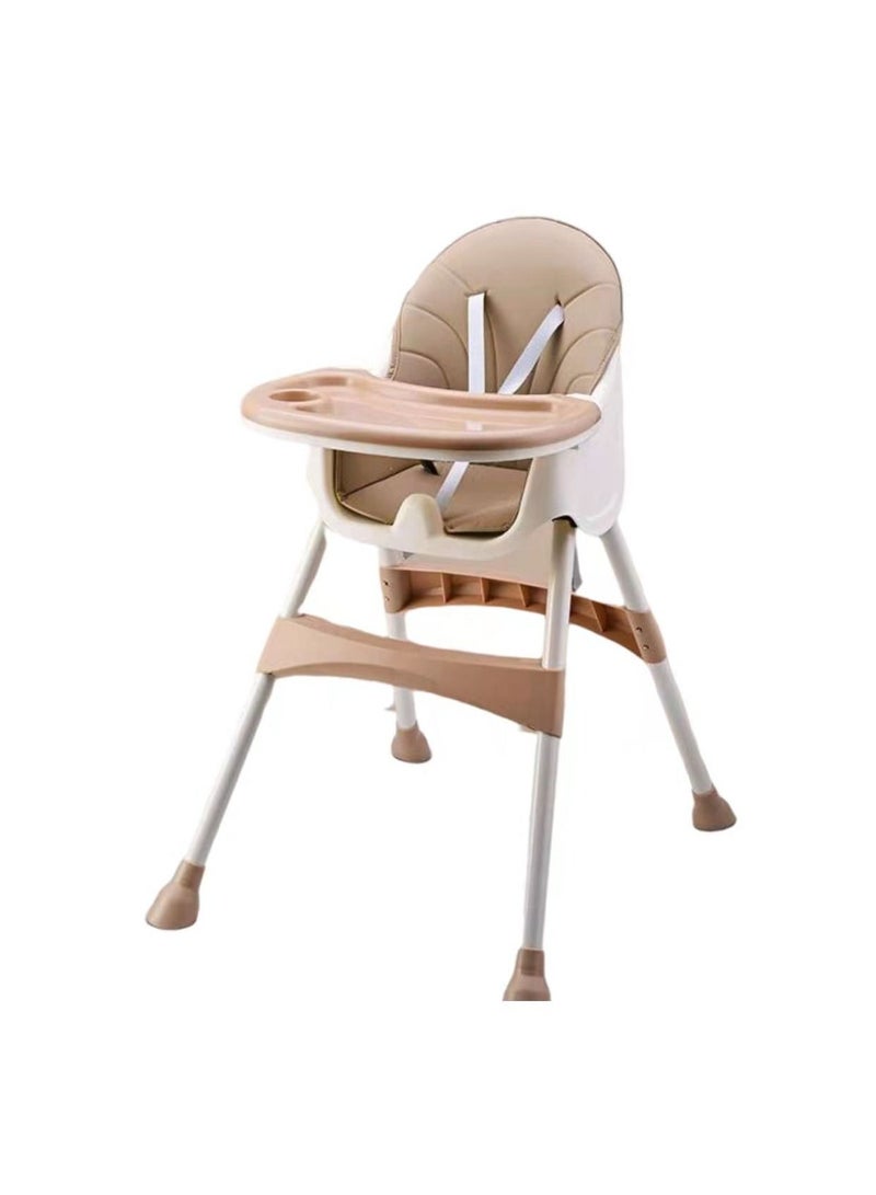 Baby Protective High Chair,feedind chair,3 in 1 chair color beige - Image 2