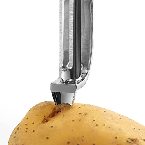 Honsen Set of 2 Stainless Steel Vegetable Peeler,Y-Shaped and I-Shaped Stainless Steel Peelers For Potatoes, All Fruits & Veggies¡­ - Image 5