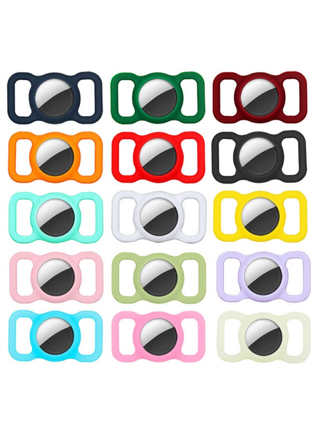 Generic - For Airtag Apple Locator Silicone Case Apple Pet Tracker Case-Colour:Red-Applicable Model:2.5cm Collar Mouth - Image 1