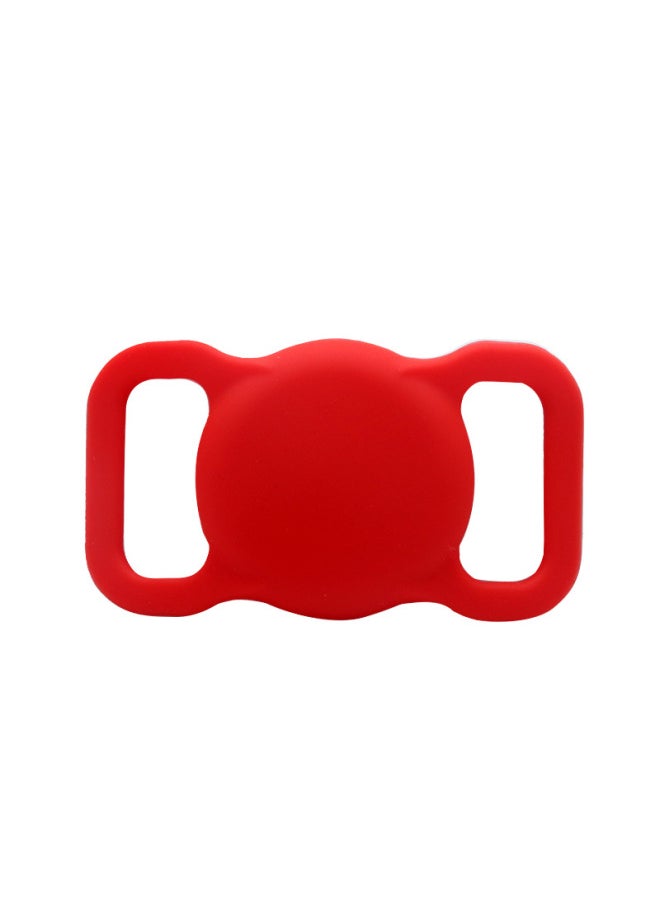 Generic - For Airtag Apple Locator Silicone Case Apple Pet Tracker Case-Colour:Red-Applicable Model:2.5cm Collar Mouth - Image 1