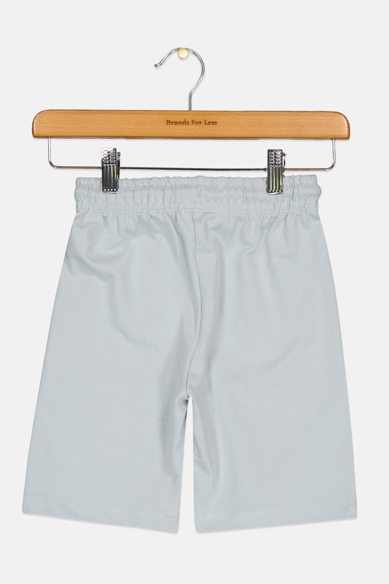 nickelodeon Kids Boy Paw Patrol Embroidered Logo Basic Shorts, Light Blue - Image 2