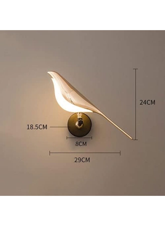 AFN Modern Decorative LED Wall Light with BIRD Shaped Design for Living Room Bedroom Bedside Hallway, Energy Efficient Wall Mounted Accent Lighting Fixture - Image 5