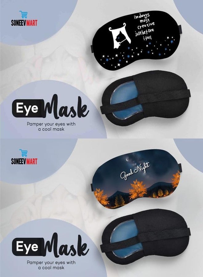 SONEEV MART Luxurious Gel Eye Mask for Soothing Relaxation and Stress Relief Reusable and Cold Therapy Ideal for Puffy Eyes, Dark Circles Headache Relief [PACK OF 2] - Image 2