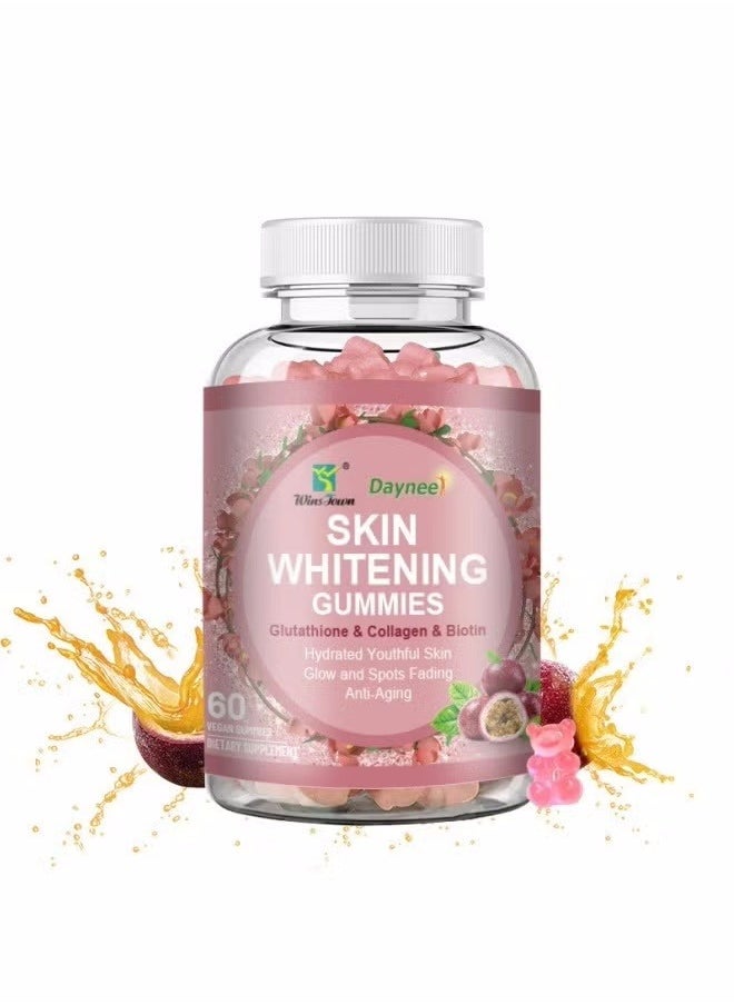 Daynee Advanced Collagen Supplement, Glutathione Skin Whitening Gummies Collagen Fudge, 60 Veggie Capsules  - Image 2