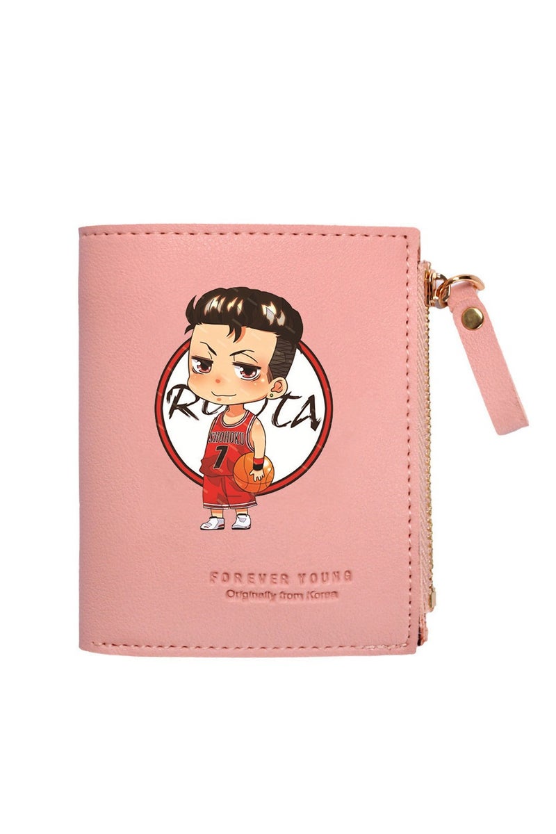 KUYING Slam Dunk Anime Student Lightweight Wallet Card Bag  - Image 1