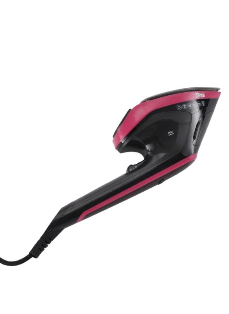 DSP - DSP 2 IN 1 Steam Iron - 1800W - PINK - KD1170 - Image 1