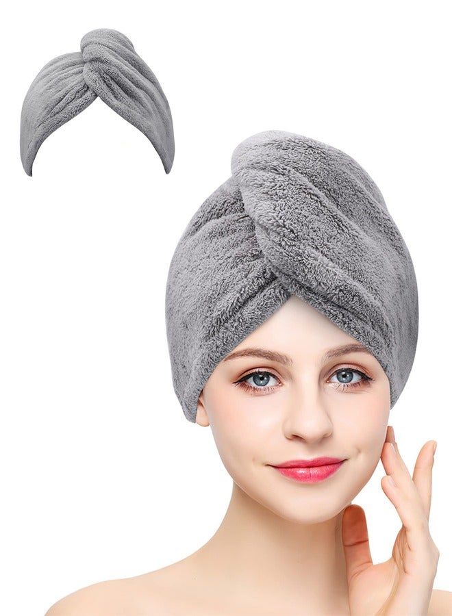 Soft Absorbent Hair Drying Bath Towel 65x25 cm - Image 1