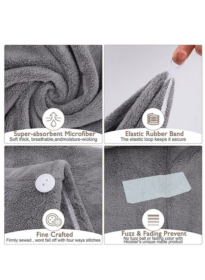 Soft Absorbent Hair Drying Bath Towel 65x25 cm - Image 3