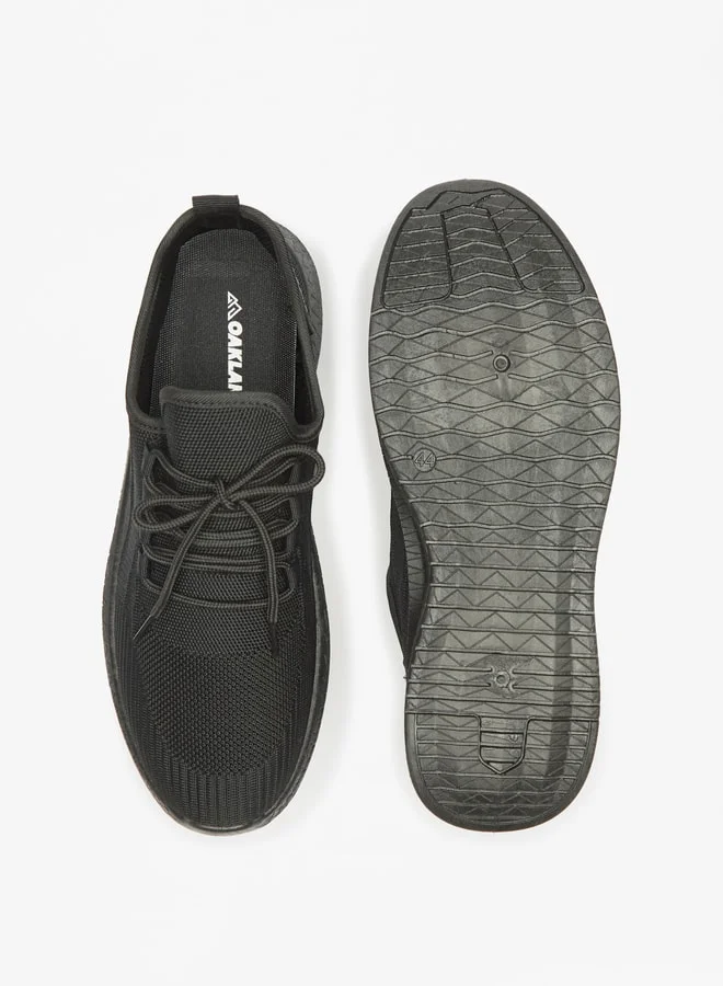 شو اكسبرس Men's Textured  Lace-Up Sports Shoes