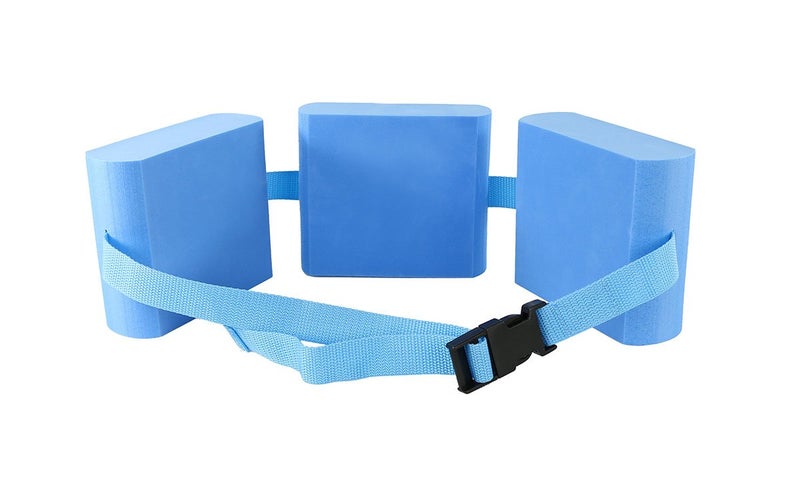 20-4002B Swim Belt with Three Oval Floats, 1 Count (Pack of 1), Blue