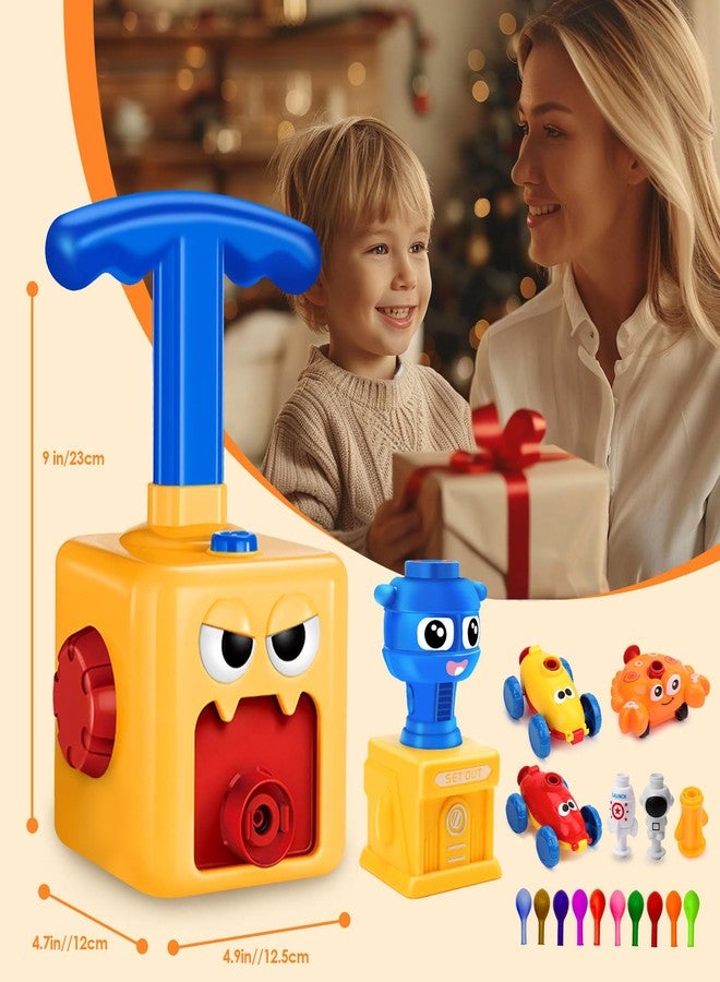 WISHDIAM Balloon launcher Toy Set,Balloon Powered Cars, Inertial Balloon Car, Creative Inflatable Balloon Pump Racing Car,Scientific Experiment Intelligence Education Preschool Children's toys.(24PCS Balloon) - Image 3