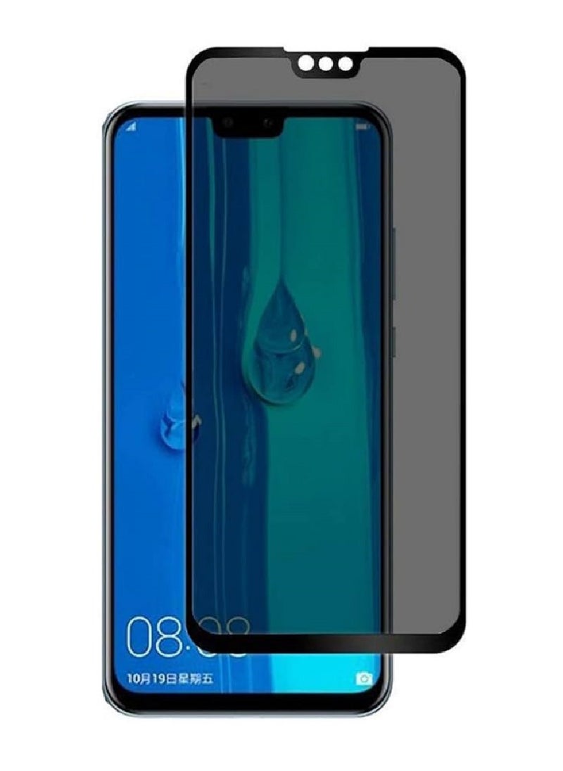 we3 Tempered Glass Screen Protector Anti-Spy Privacy Designed For Huawei Y9 (2019) Full Glue Edge to Edge Full Screen Coverage And Bubble Free - Image 1