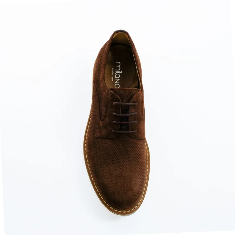 Milano Dark Brown MANI Flat Shoes & Slip-ons for Men | Best Price UAE