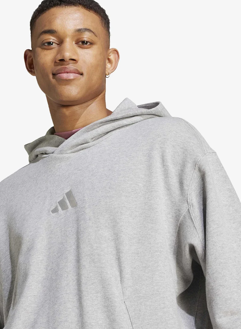 Adidas MGREYH All Szn French Terry Hoodie for Men | Best Price UAE