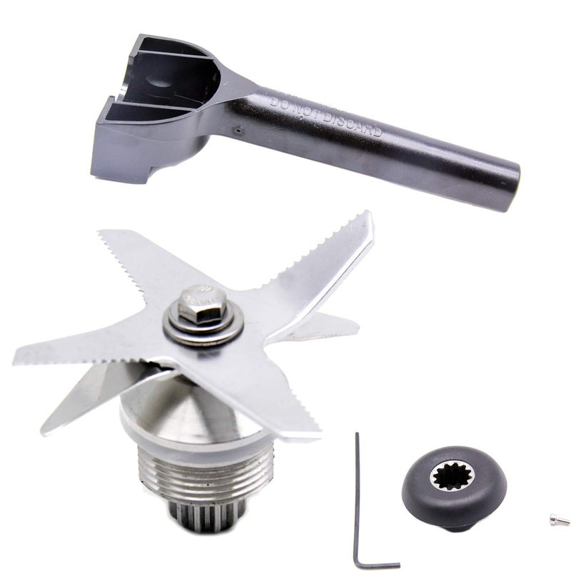 Blender Repair Kit Removal Tool with 6 Knife Drive Socket Replacement Part for Blenders Allen Wrench Replacement for Vitamix Blade 5200 Series fit Standard Commercial 64 48 32 oz