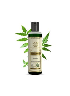 Khadi Natural Neem Sat Hair Shampoo For Thick & Strong Hair | Natural Hair Cleanser For Healthy Hair |Paraben & Sulphate-Free |Suitable For All Hair Types, 210Ml  - Image 1