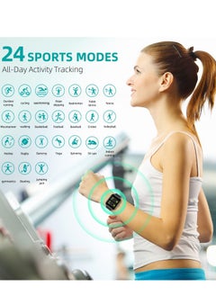 KASTWAVE Smart Watch, GPS Fitness Tracker with 24 Sports Modes, 5ATM Swimming Waterproof, Blood Oxygen Heart Rate Sleep Monitor Step Calorie Counter 1.7" Touchscreen Smartwatch Fitness Watch for Android iPhone  - Image 5