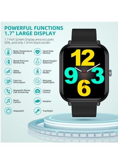 KASTWAVE Smart Watch, GPS Fitness Tracker with 24 Sports Modes, 5ATM Swimming Waterproof, Blood Oxygen Heart Rate Sleep Monitor Step Calorie Counter 1.7" Touchscreen Smartwatch Fitness Watch for Android iPhone  - Image 2