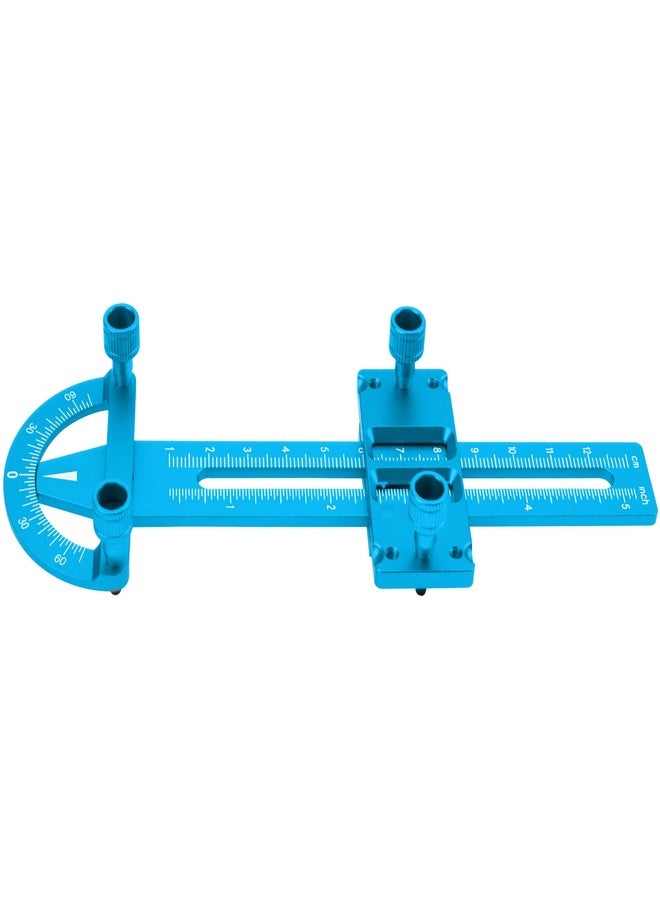 Vgoohobby Aluminum Shock Synchronizer Ruler Balance Measurement Tool Compatible with 1/10 1/12 Axial SCX10 TRX4 Tamiya TT02 TT02 CC01 MST XV01 TF2 RC Car (Blue) - Image 5