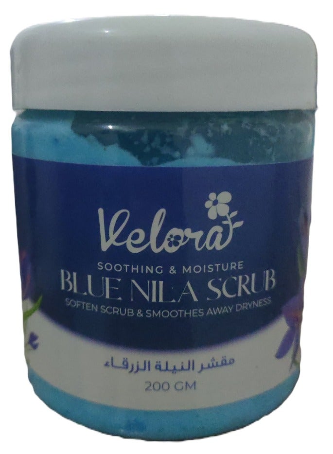 Velora Natural Exfoliating Cream with Blue Nila and Body 200g 