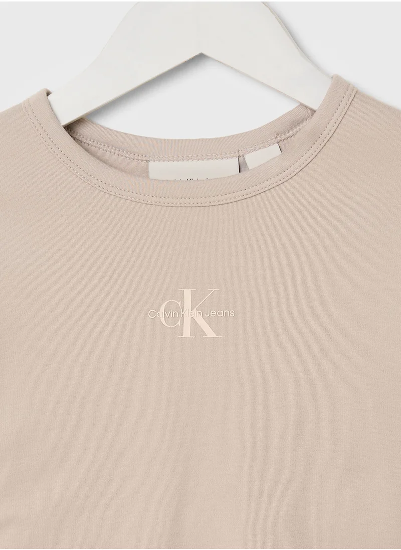 Calvin Klein Jeans Kids Logo T-Shirt & Skirt