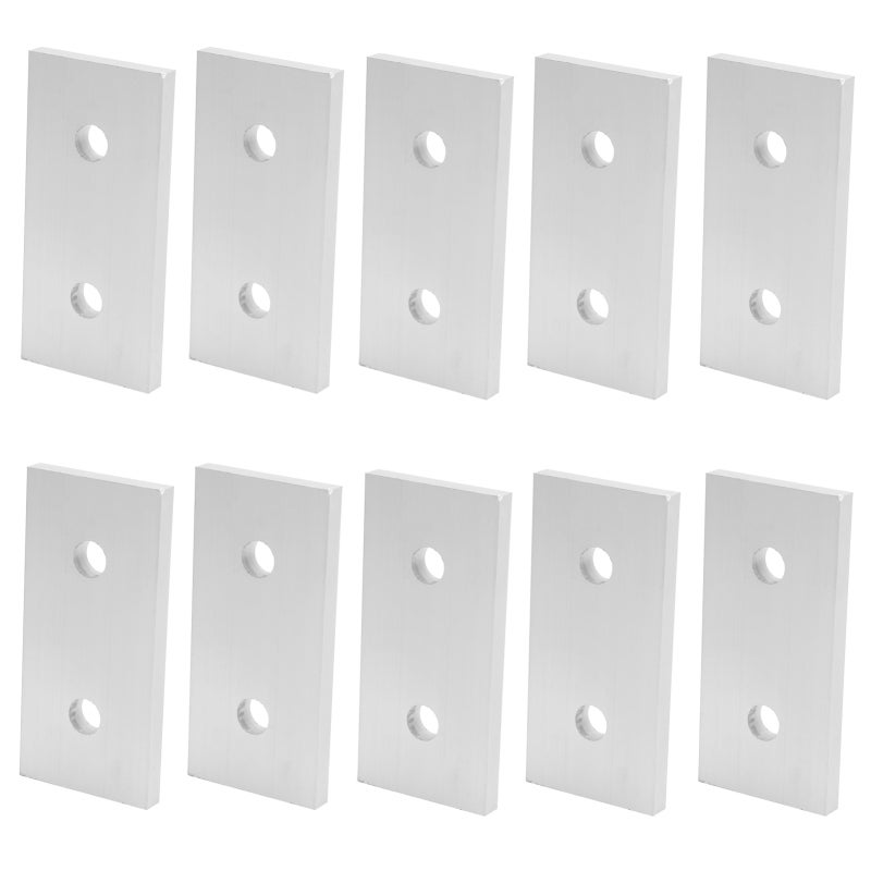 Aluminum Joining Plate 40mm 60mm 80mm Length Infinite Positioning Flexibility - Durable Construction Frame Connector with Smooth Surface for Profile Extension - Image 3