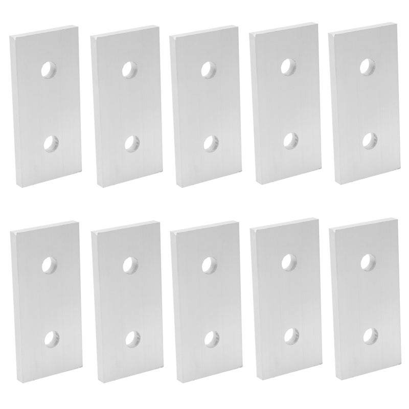 Aluminum Joining Plate 40mm 60mm 80mm Length Infinite Positioning Flexibility - Durable Construction Frame Connector with Smooth Surface for Profile Extension - Image 4