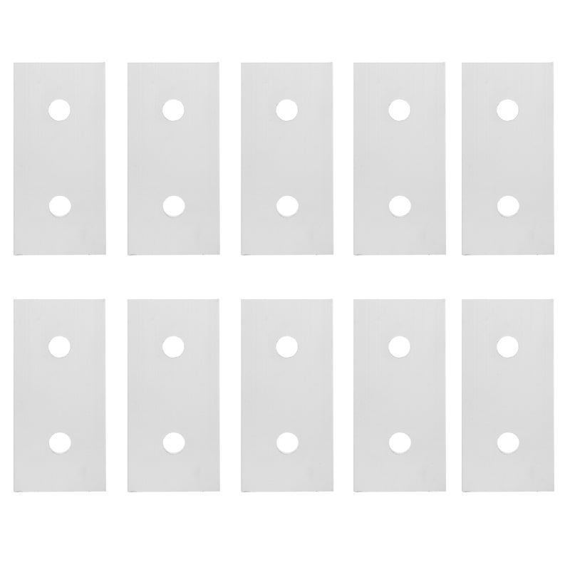Aluminum Joining Plate 40mm 60mm 80mm Length Infinite Positioning Flexibility - Durable Construction Frame Connector with Smooth Surface for Profile Extension - Image 1
