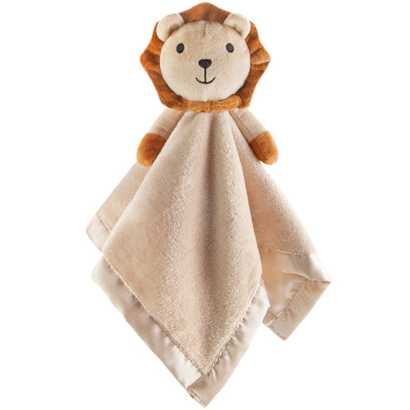 برو غوليم Loveys for Babies - Soft Security Blanket Baby Snuggle Toy Newborn Stuffed Animals Baby Gifts for Boys and Girls, Lion 16 Inch - Image 1