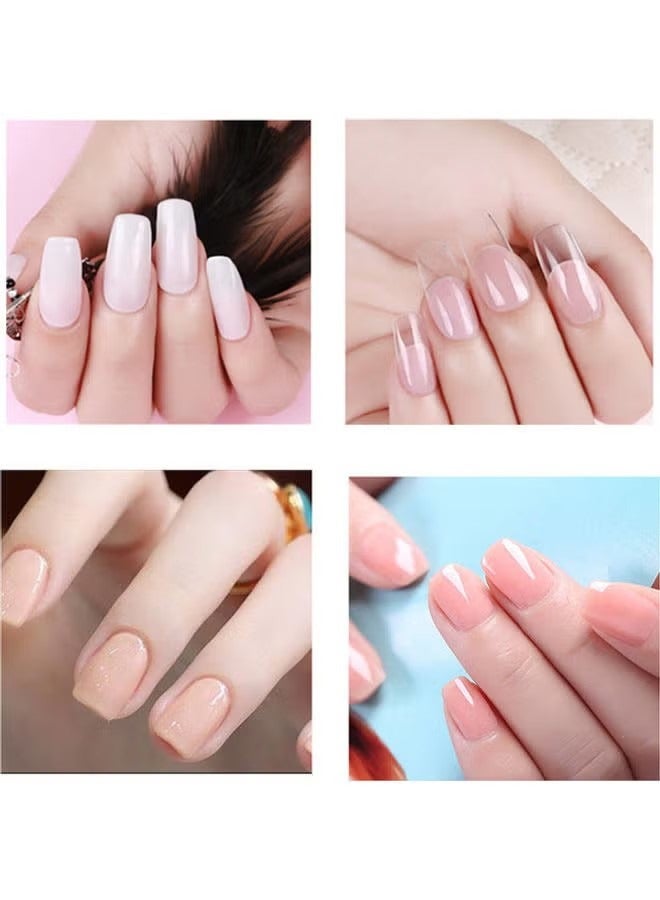 أوريتي 3 لون تمديد الأظافر جيل مجموعة تحتوي على 100 قطعة كريستال الأظافر قوالب متعددة الألوان - Image 4