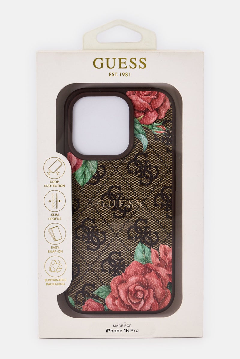 GUESS iPhone 16 Pro Allover Print  Phone Case, Multicolor - Image 4