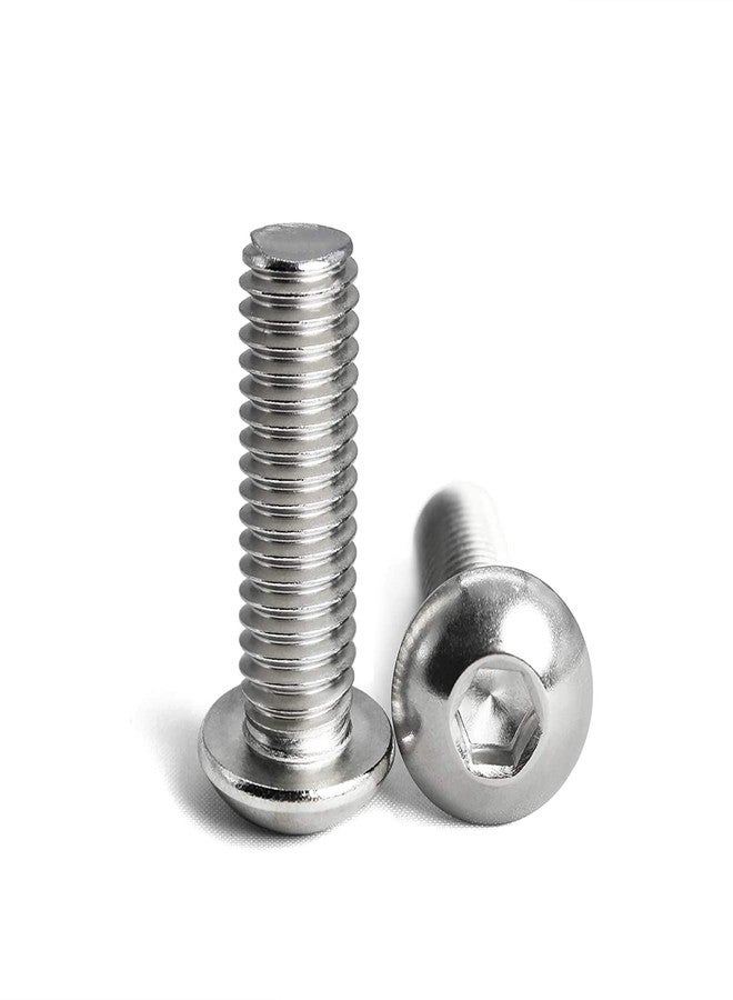 زاي براغي رأس زرية سداسية من ZAYI M4-0.7 x 12mm، محرك مقبس ألين، فولاذ مقاوم للصدأ 304، خيط كامل، تشطيب عادي، برغي تثبيت سداسي ملولب متري 100 قطعة (M4-0.7 x 12mm) - Image 1