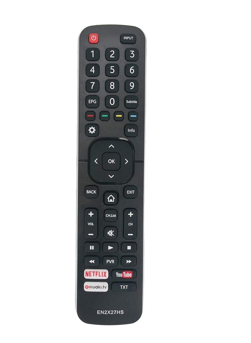 Replacement Remote Control EN2X27HS Compatible for Hisense LCD LED Smart TV - Image 2