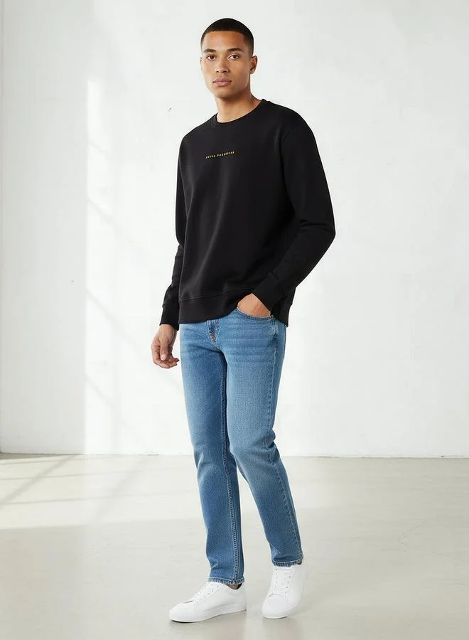 اس بي كاركترز Men Regular Fit Steve Leadbeater Print Sweatshirt