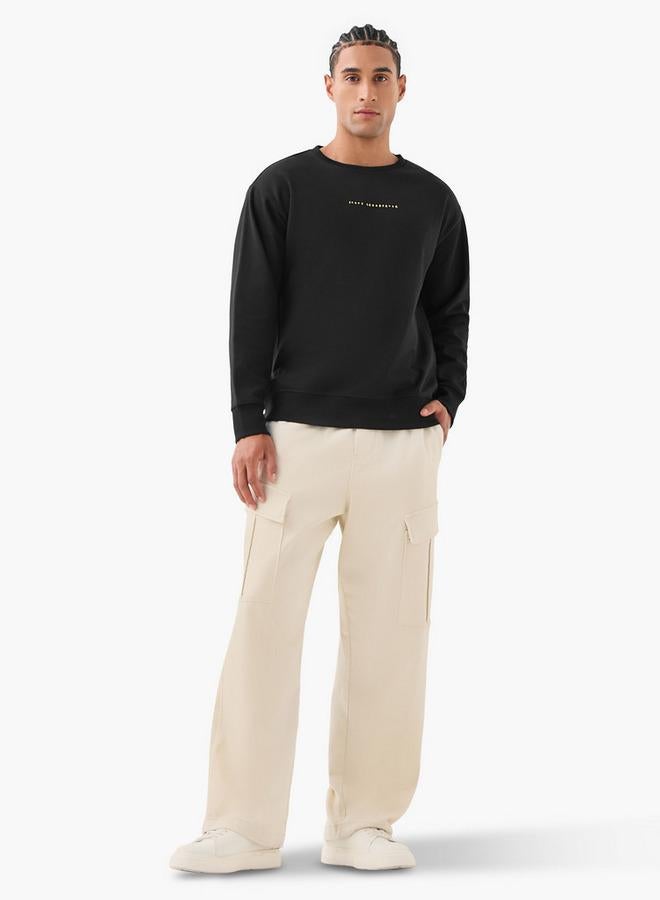 SP Characters Men Regular Fit Steve Leadbeater Print Sweatshirt - Image 5