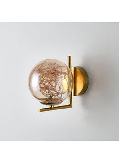 يوكاندل ابليك جداري ذهبي مودرن بنقاط LED مضيئة  - Image 1
