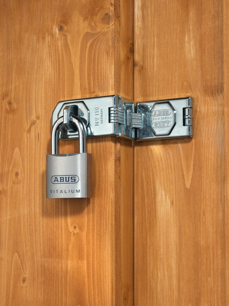 ABUS 80TI/50 KD تيتاليوم قفل سلسلة من سبيكة الألمنيوم بمفتاح مختلف - Image 4
