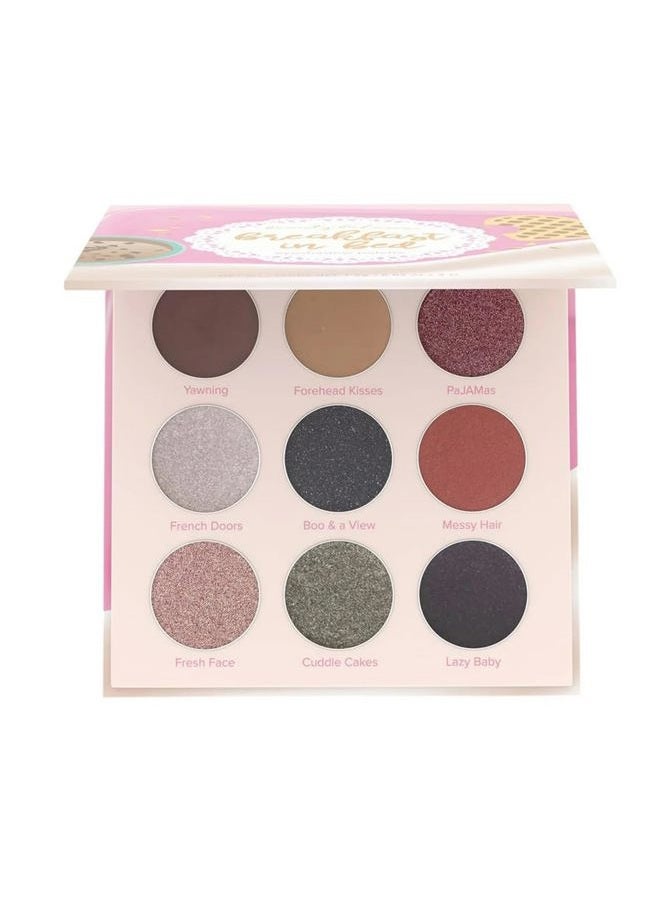Beauty Bakerie Cosmetics Highly Pigmented Eye Shadow Makeup Palette, Sparkly/Glitter/Shimmer/Metallic/Matte Eyeshadow Look, Vegan, Cruelty-Free, Paraben-Free, 9 Shades, Breakfast in Bed - Image 1