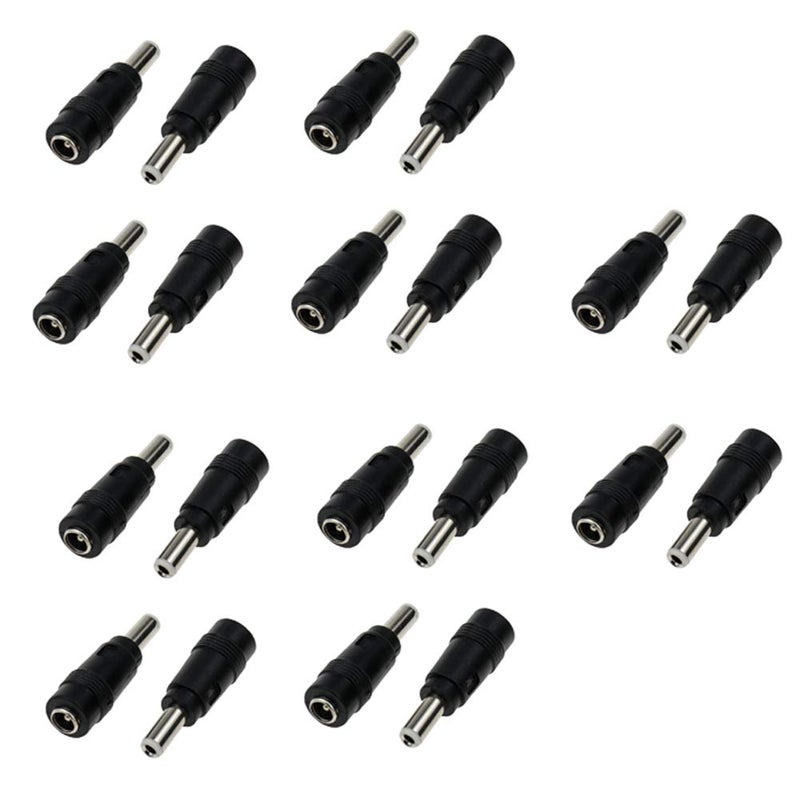 Dahszhi DC Power Adapter 5.5mm x 2.5mm Male Plug to 5.5mm x 2.1mm Female Jack for Universal Laptop Interface Power Cable Connector - 20pcs - Image 5