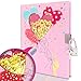 GINMLYDA Girls Diary with Lock for Kids Pink Cute Diaries 71x53 160 Pages Girl Journal Secret Notebook with Lock and Key for Little Kid Writing Drawing Gift for Pre school Age 6812 - Image 2