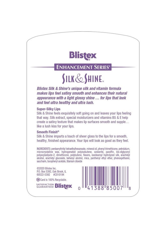 Blistex Silk & Shine Lip Moisturizer 0.13 Oz Pack Of 6  - Image 2