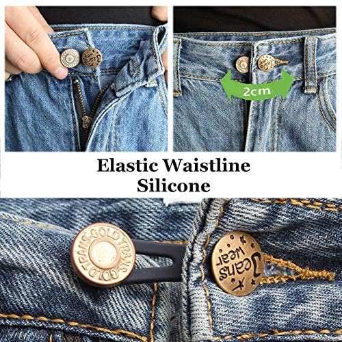 TARA ENTERPRISE TARA ENTERPRISE 5 PC Extender Button Set Adjustable Clothing Button Extenders for Shirts Jackets Pants and More Stretch Your Clothes Comfortably - Image 3